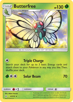 Butterfree — Unbroken Bonds 4/214