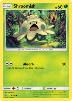 Shroomish — Shining Legends 4/73