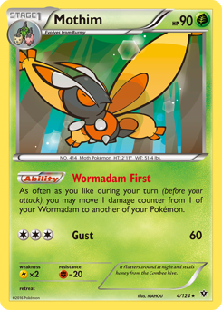 Mothim — Fates Collide 4/124