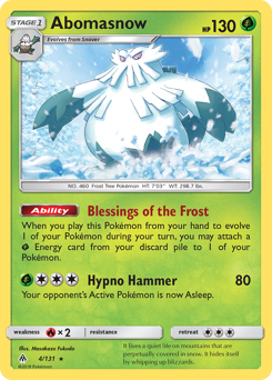 Abomasnow — Forbidden Light 4/131