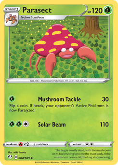 Parasect — Darkness Ablaze 4/189