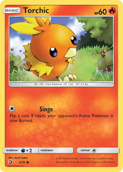 Torchic — Dragon Majesty 4/70