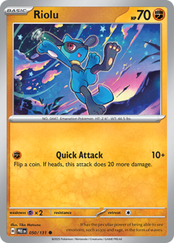 Riolu — Prismatic Evolutions 50/131
