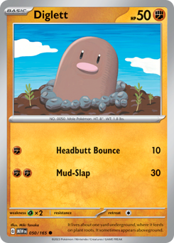 Diglett — 151 50/165