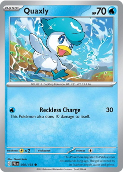 Quaxly — Paldea Evolved 50/193