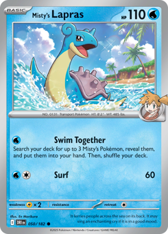 Misty's Lapras — Destined Rivals 50/182