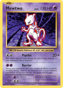 Mewtwo — Evolutions 51/108