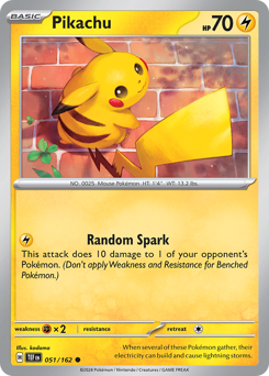 Pikachu — Temporal Forces 51/162