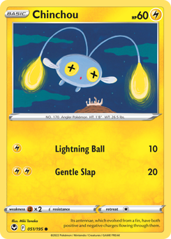 Chinchou — Silver Tempest 51/195