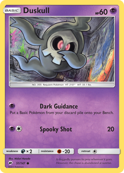 Duskull — Burning Shadows 51/147