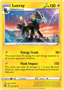 Luxray — Brilliant Stars 51/172