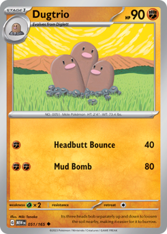 Dugtrio — 151 51/165