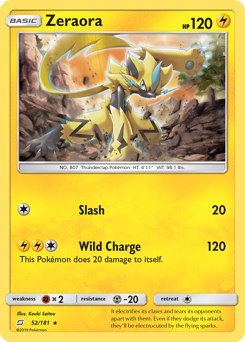 Zeraora — Team Up 52/181