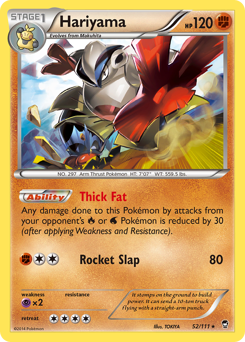 Hariyama — Furious Fists 52/111