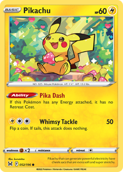 Pikachu — Lost Origin 52/196