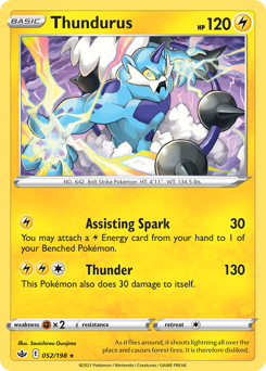 Thundurus — Chilling Reign 52/198