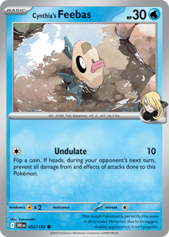 Cynthia's Feebas — Destined Rivals 52/182