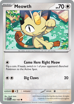 Meowth — 151 52/165