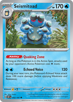 Seismitoad — Obsidian Flames 52/197