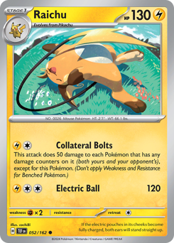 Raichu — Temporal Forces 52/162