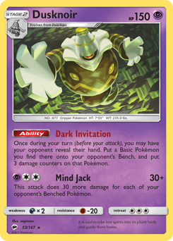 Dusknoir — Burning Shadows 53/147