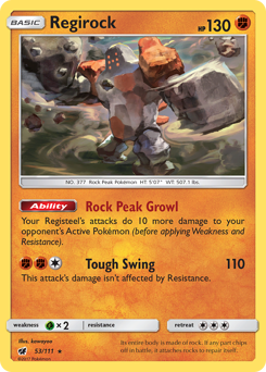 Regirock — Crimson Invasion 53/111