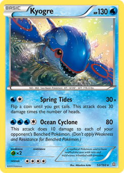 Kyogre — Primal Clash 53/160
