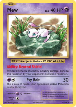Mew — Evolutions 53/108