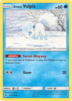 Alolan Vulpix — Lost Thunder 53/214
