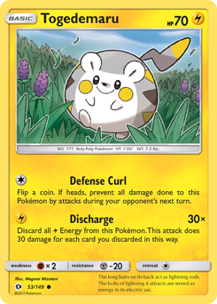 Togedemaru — Sun & Moon 53/149