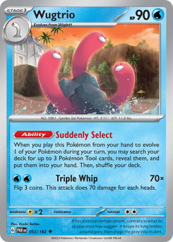 Wugtrio — Paradox Rift 53/182