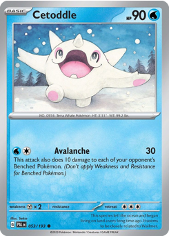 Cetoddle — Paldea Evolved 53/193