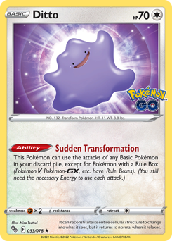 Ditto — Pokémon GO 53/78