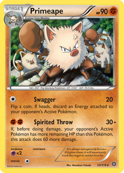 Primeape — Steam Siege 53/114