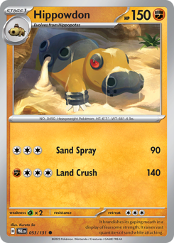 Hippowdon — Prismatic Evolutions 53/131