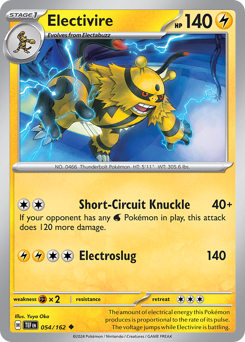 Electivire — Temporal Forces 54/162