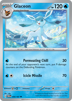 Glaceon — Twilight Masquerade 54/167