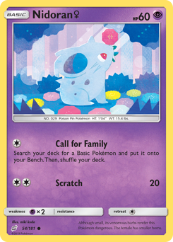 Nidoran ♀ — Team Up 54/181