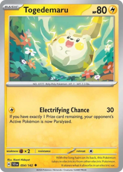 Togedemaru — Stellar Crown 54/142