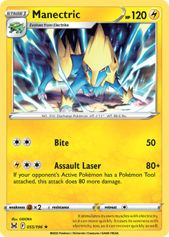 Manectric — Lost Origin 55/196