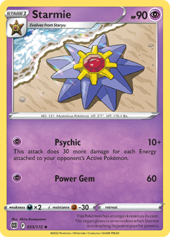 Starmie — Brilliant Stars 55/172