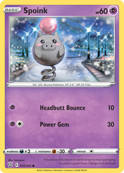 Spoink — Battle Styles 55/163