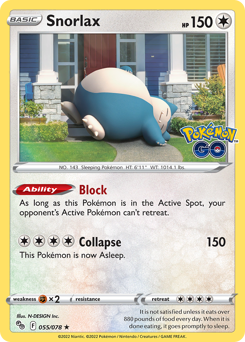 Snorlax — Pokémon GO 55/78