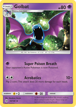 Golbat — Sun & Moon 55/149
