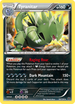 Tyranitar — Fates Collide 56/124