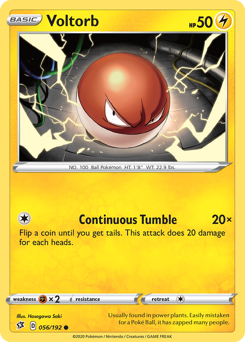 Voltorb — Rebel Clash 56/192