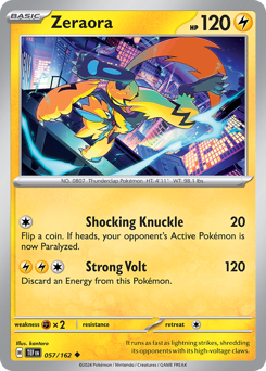 Zeraora — Temporal Forces 57/162