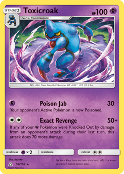 Toxicroak — Ultra Prism 57/156