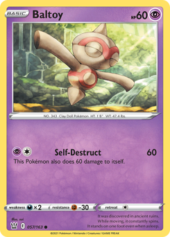 Baltoy — Battle Styles 57/163