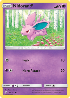 Nidoran ♂ — Team Up 57/181